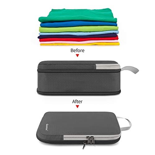 Gonex Compression Packing Cubes, 4-Piece Expandable Travel Organisers — view 5
