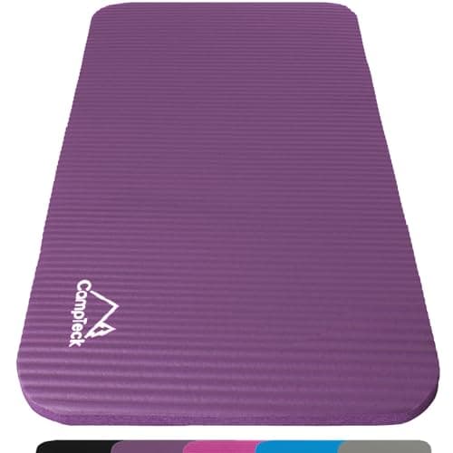CampTeck U6963 - Non-Slip Yoga Knee Pad Soft Foam Yoga Knee Mat for Fitness, Exercise, Workout, Gym, Pilates etc. - Purple