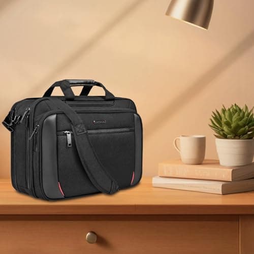 EMPSIGN 17.3 Inch Laptop Bag Briefcase for Men Women Shoulder Messenger Bag — view 3