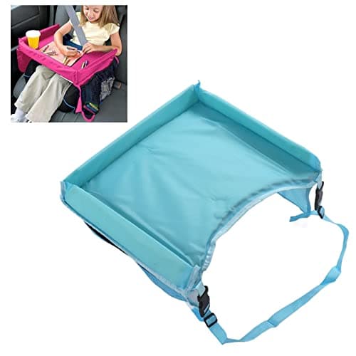 Car Table Tray for Kids Barn Travel Tray for Kids (Sky Blue) — view 3