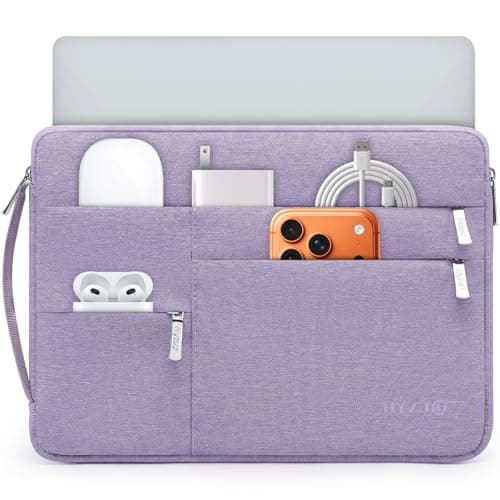 HYZUO 14-15 Inch Laptop Case Sleeve Bag for MacBook Air 15 M5, Lilac Purple