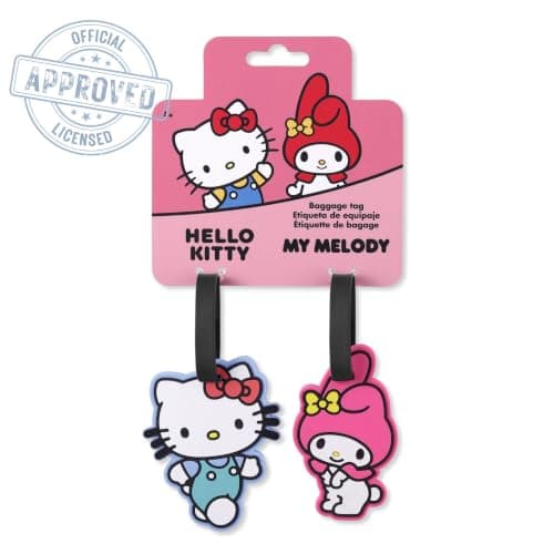 Hello Kitty & My Melody 2 Piece Duo Travel Luggage Tags — view 6