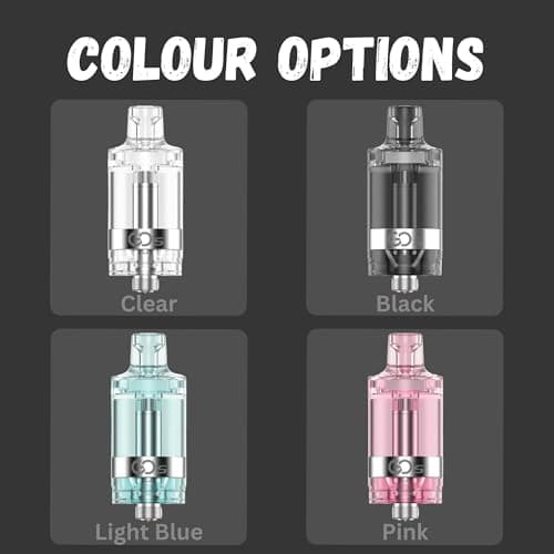 Innokin Go S Tank (Light Blue) - Pack of 3 - E Cigarette Tank 2ml 13W MTL — view 3
