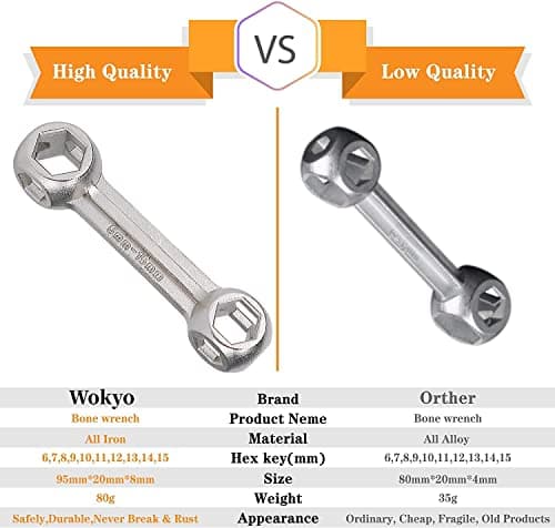 20 in 1 Bike Multitool with Bike Bone Wrench Portable Bicycle Repair Tool Kit Cycling Mechanic Multifunction Repair Tool Set Folding Metric Maintenance Accessories for Mountain Road Bike MTB — view 5