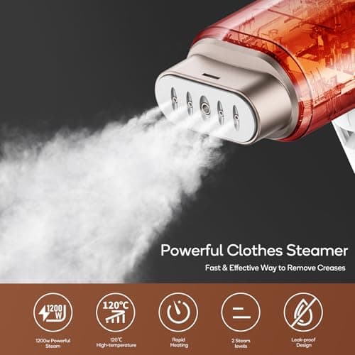 Newbealer Portable Handheld Clothes Steamer — view 2