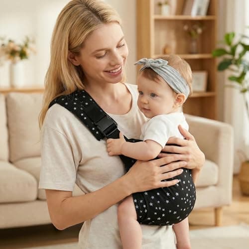 Baby Sling Carrier | Adjustable Front & Back, Adjustable Sling Easy Toddler Carrier Comfortable Baby Wrap Carrier Baby Carrier Wrap for Newborn Up to 6M-3 Years — view 3