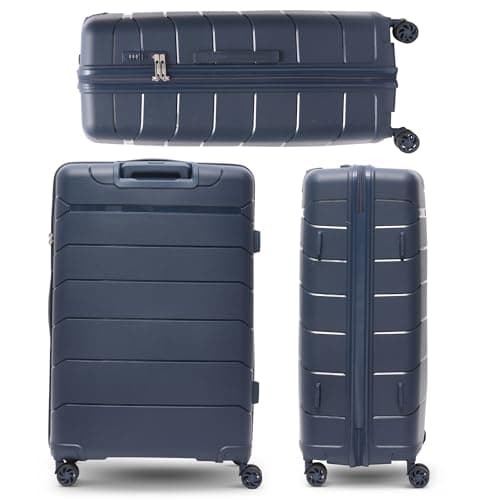 Aerolite Large 28in 100L Polypropylene Hard Shell 8 Wheel Spinner Suitcase — view 6
