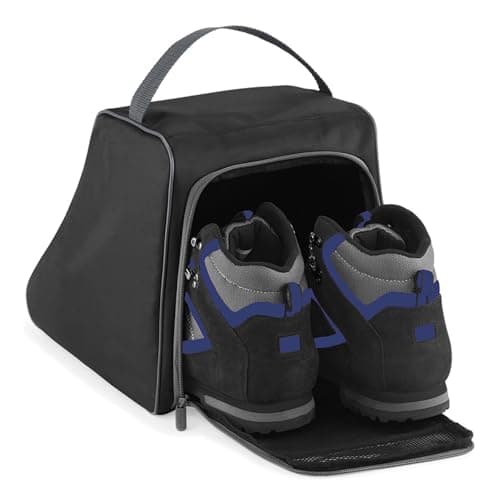Outdoor World Deluxe Boot Bag – Large 14L Waterproof Car Boot Storage & Travel Carry Case with Mesh Vent – Hockey Football Rugby Cricket Golf Work Walking Hiking Boots & Trainers (Black) — view 3