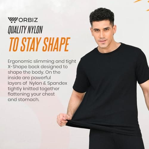 Thread Linens Men's Thermal Underwear Set Base Layer - Short Sleeve T-Shirt/Vest/Top and Long Johns For Men Ultra Soft Warm Underwear Man Body Warmer Size S-XXL (Blue, M) — view 6