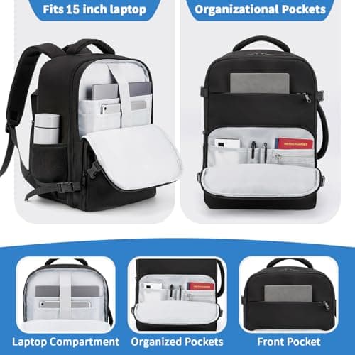 ZOMFELT for New Ryanair 40x30x20 Cabin Bag, 24L Travel Backpack Cabin Size — view 5