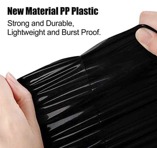 Anstore 12 x 16 Parcel Bags, 60 Pcs Black Delivery Bags for Parcels, Large Postage Bags, Odorless Self-Seal Mailing Packing Bags for Clothes & Shipping, Tamper-Proof, Opaque, Waterproof — view 4
