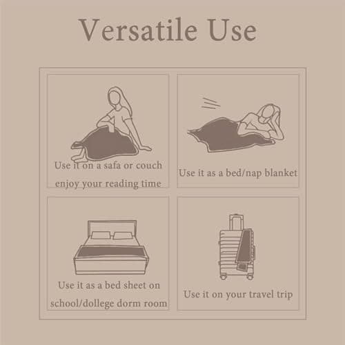 Warm Blankets Soft Warm Thick Winter Snug Microfiber — view 4