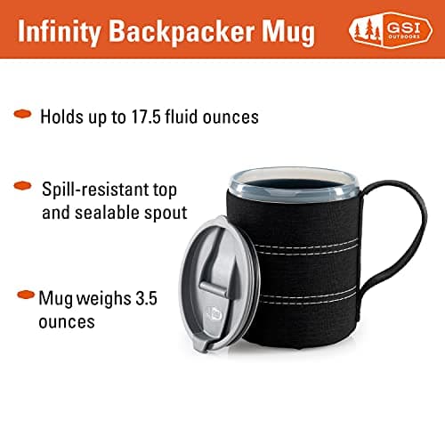 GSI Outdoors 75285 Infinity Backpacker Mug Black — view 2