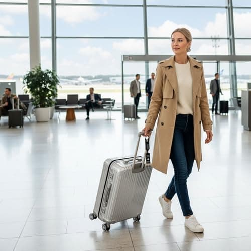Gweichunon Clear Suitcase Cover 28 inch, Waterproof PVC 28 inch Suitcase Covers Protectors Luggage Cover, Transparent Luggage Protector with Tag, Anti-Scratch Protector for Wheeled Suitcases — view 6