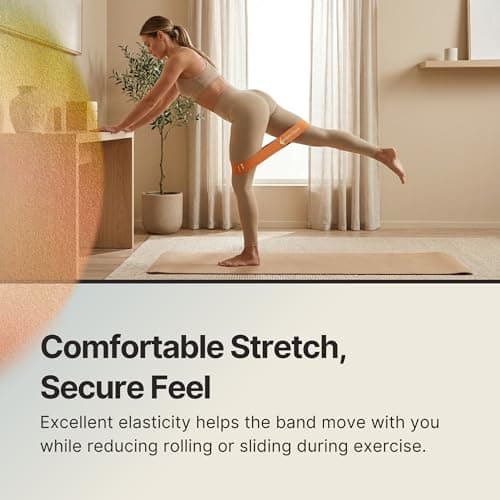 Lockie Fitness Resistance Bands Set of 5, Latex Loop Bands, Squats & Glutes — view 5