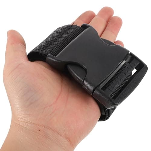 Alipis Adjustable 5cm Wide Nylon Waist Bag Strap Extender, Elastic Luggage for Travel Fanny Pack, Hip Pack Strap with Quick-release, 100cm Length — view 4