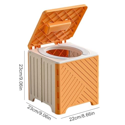 Portable Bathroom Camping Folding Toilet Mobile Adult with Bags for Travel — view 5