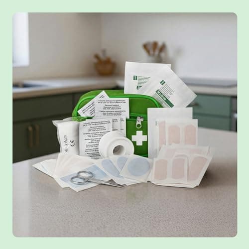 Healthcare by Amazon First Aid Kit, 56 Pieces, Green (Previously a Amazon Basic Care brand, same product) — view 4