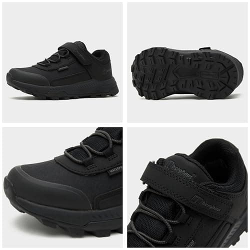 Berghaus Kids’ Galactic Low Walking Shoe with High Traction Sole, Waterproof, Breathable, Lightweight (Black, UK Footwear Size System, Big Kid, Numeric, Medium, 5) — view 6