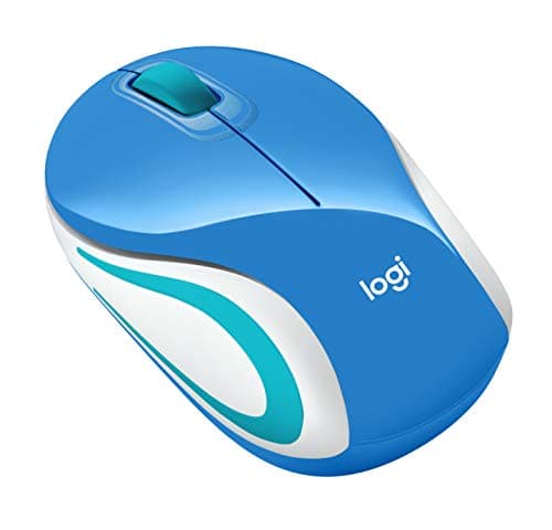 Logitech Wireless Mini Mouse M187 & 14" Sleeve Bundle - Red/Blue Camo — view 2