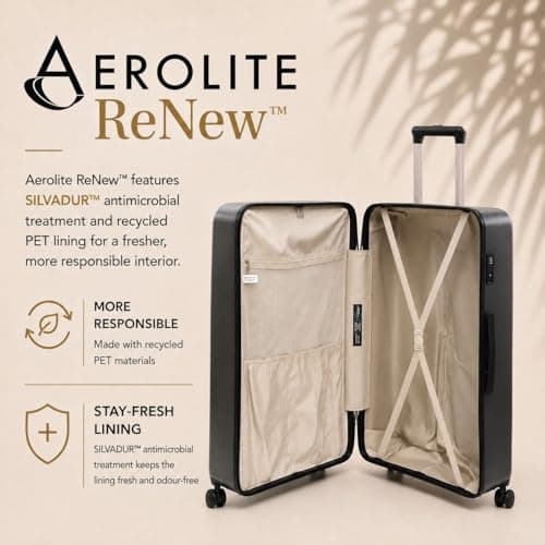 Aerolite Premium Extra Large 32in 144L FlexShell Hard Shell Suitcase — view 5