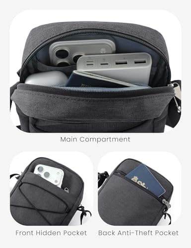 SKYSPER Small Anti-Theft Cross Body Bags for Women & Man — view 6