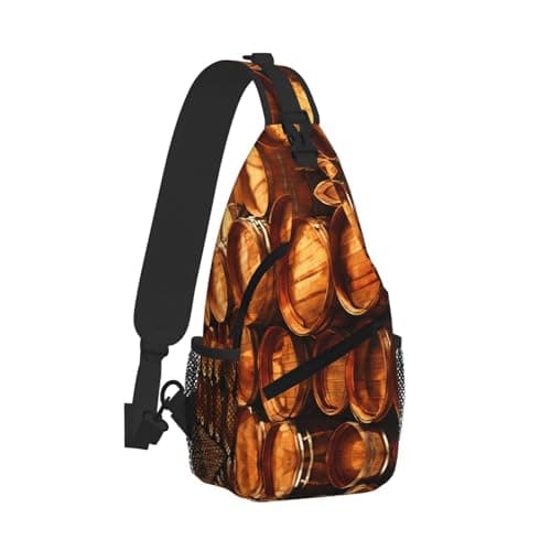 Wine Cork Printing Sling Bag For Men Crossbody Backpack Shoulder Chest Bag Daypack Travel Casual Hiking Outdoor — view 2