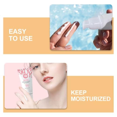 Pink 30ml Lotion Sunscreen Cream with Oil Control and UV Protection — view 3