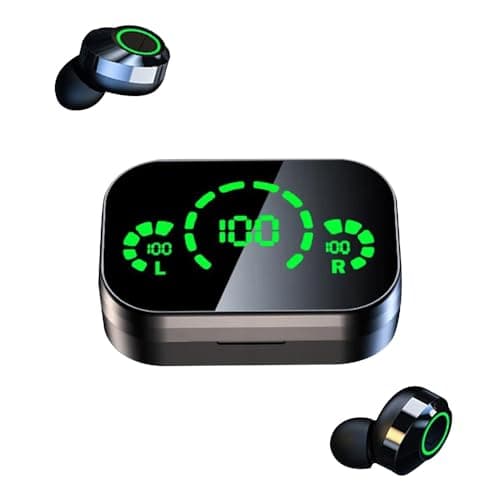 HYGMOCC AI Language Translator Earbuds, Supports 144 Languages,Online Translation Real Time,Earphone 3-in-1 Accents，Earbuds Perfect for Travel Business and Learning Voice Language Translator（Black）