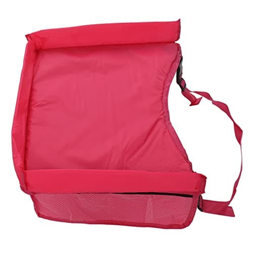 Marhynchus Kids Travel Tray for Car Seat, Soft Adjustable Lap Desk (Red) — view 3