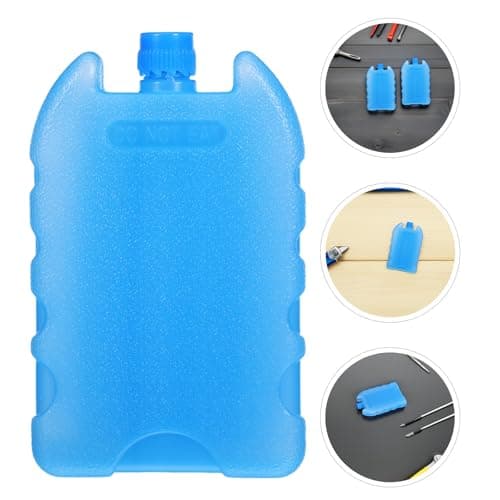 7pcs Air Conditioner Fan Cooler Ice Pack Pe Blue Refreezable — view 6