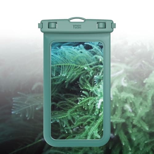 YOSH Waterproof Phone Pouch [IPX8 Certified], Fits Up to 7.0", Green — view 3