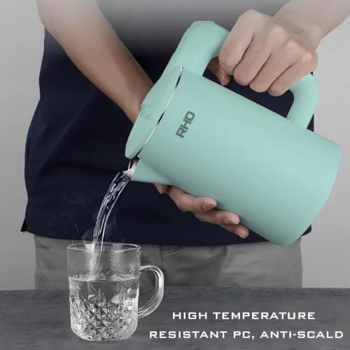 0.8l Small Electric Kettle For Boiling Water, Stainless Steel Travel Kettle, 1000w Fast Boil Teapot, Boil-Dry Protection, Auto Shut-Off, Perfect For Travel Boiling, Coffee, Tea (Green) — view 5