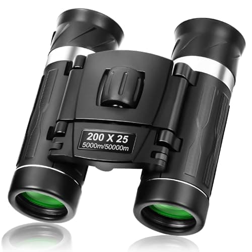 OFFCUP 200x25 Compact Binoculars for Adults and Kids, Mini Pocket Binocular