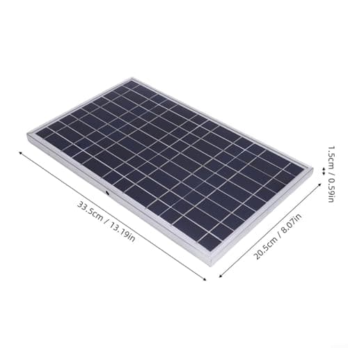 200W Solar Panel 12V Trickle for battery Charger and Maintainer Portable IP65 Waterproof Kit for Car RV Boat Tractor(Single) — view 2