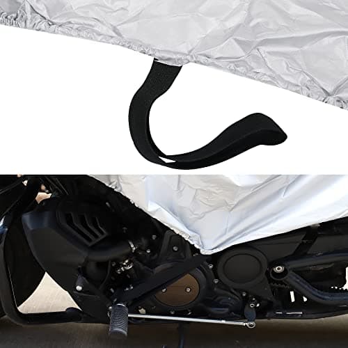 X AUTOHAUX XL Motorcycle Cover Half Cover for Full Dress Touring Cruiser — view 4