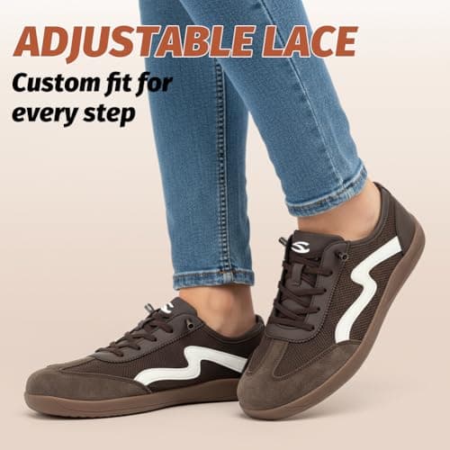 HOBIBEAR Slip On Barefoot Shoes for Womens Mens Minimalist Breathable Wide Toe Box Classic Retro Fashion Sneakers with Zero Drop Sole All Black — view 5