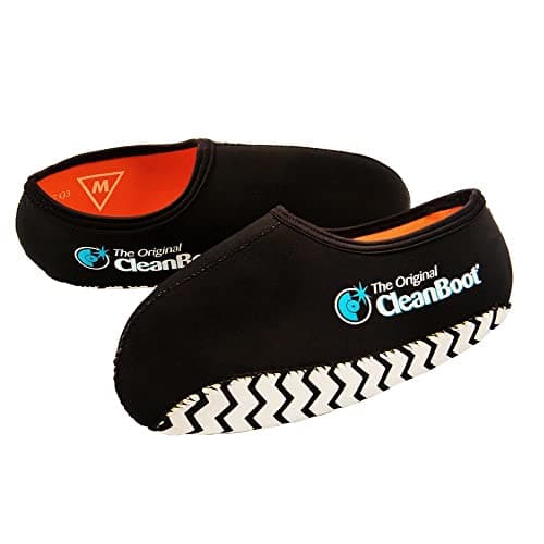 The Original CleanBoot ™ – Professional, Practical, Safe, durable & water resistant reusable shoe covers, anti slip overshoes, shoe protector covers and boot covers (Large (9-11))