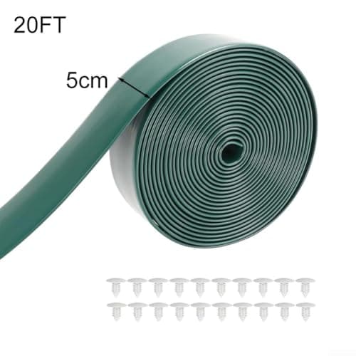 Qualoramall PVC Webbing for Chair Repair Garden Strapping Green Vinyl Tape for Outdoor Patio Beach Seat Restoration 20ft Kit Included(20FT) — view 2