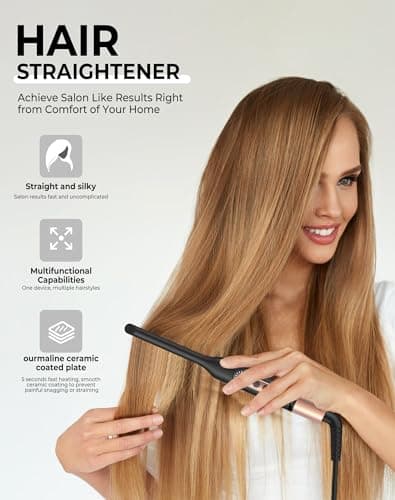 UMIGA Mini Pencil Hair Straightener, Travel Straighteners — view 3