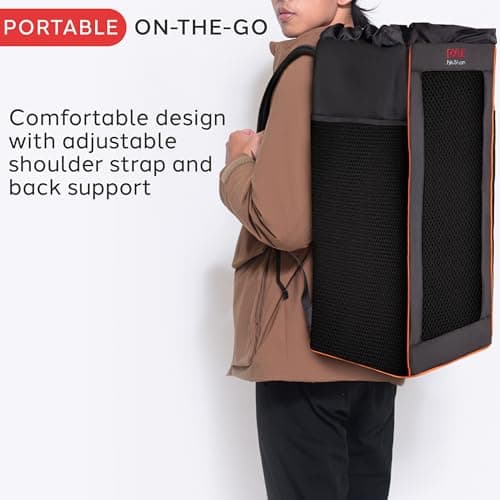 Pyle Portable Waterproof Speaker Bag, Large Tear-Proof Travel Case with Adjustable Backpack Straps, Side Storage Pockets & Drawstring Top for Speakers, 30 x 30 x 67 cm — view 3