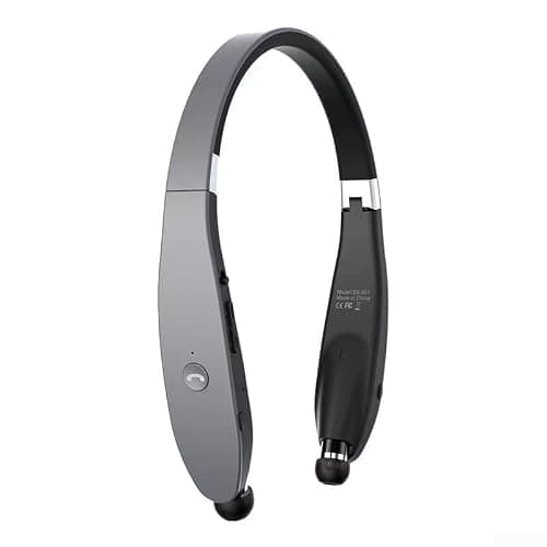 Wireless Earbuds SX-991 Collapsible Neck Hanging Headset with Extendable Arms for Workout Travel Commute - White 14cm(White) — view 6
