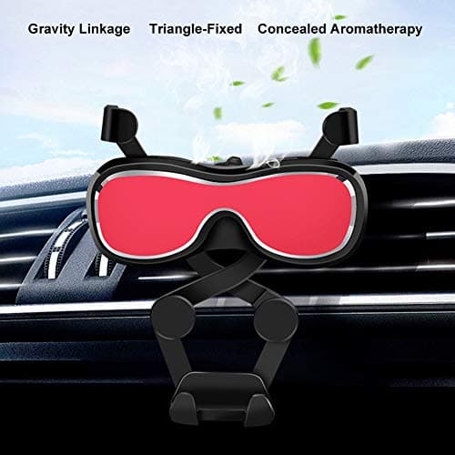 Bewinner Adjustable Car Phone Holder, Gravity Design for 4-7 Inch (Red) — view 4