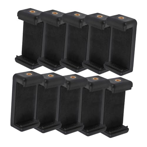 KOMBIUDA Phone Tripod Mount Adapter Black Abs 10 Pack for Tripod