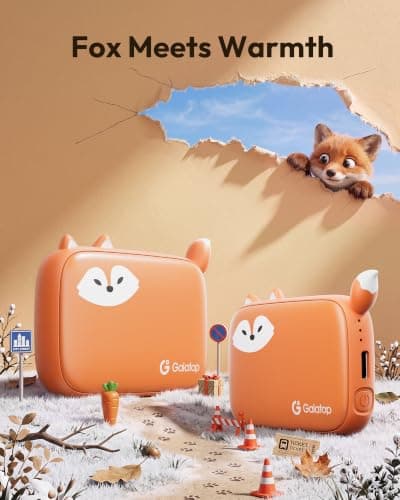 Gaiatop Rechargeable Hand Warmers 2-Pack, 1.6 cm Ultra-Slim Fits in Gloves — view 3