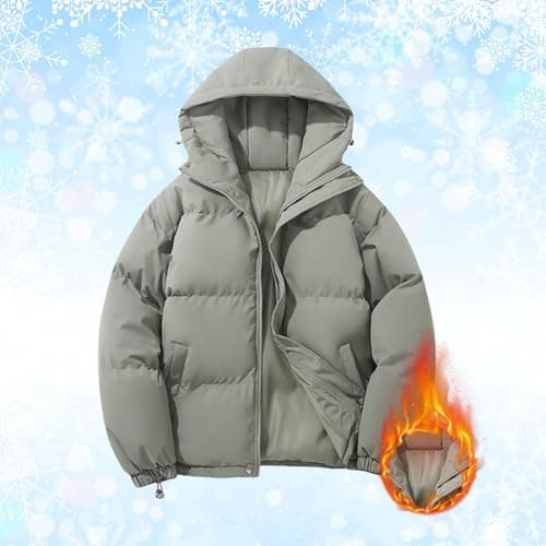 Anbiryeik Women Winter Puffer Down Jacket Hooded Waterproof Quilted Short Coat with Pockets Lightweight Ladies Parka Jackets Zip Up Windproof Packable Casual Warm Outwear for Travel Outdoor Green L — view 2