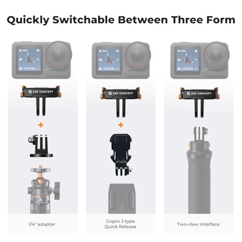 K&F CONCEPT 2 PCS Magnetic Quick Release Adapter Mount for DJI Osmo Action — view 5