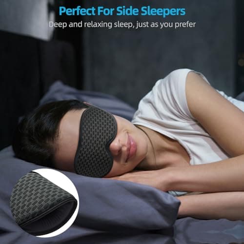 Trilancer Blackout Sleep Mask, 3D Eye Mask for Sleeping, Men & Women — view 2