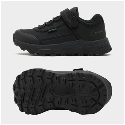Berghaus Kids’ Galactic Low Walking Shoe with High Traction Sole, Waterproof, Breathable, Lightweight (Black, UK Footwear Size System, Big Kid, Numeric, Medium, 5) — view 2