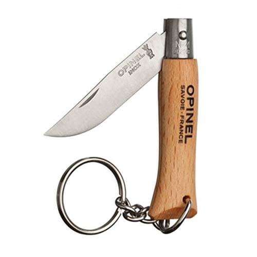 OPINEL Mini Knife, Size 2, with Pendant, Brown, One Size — view 4